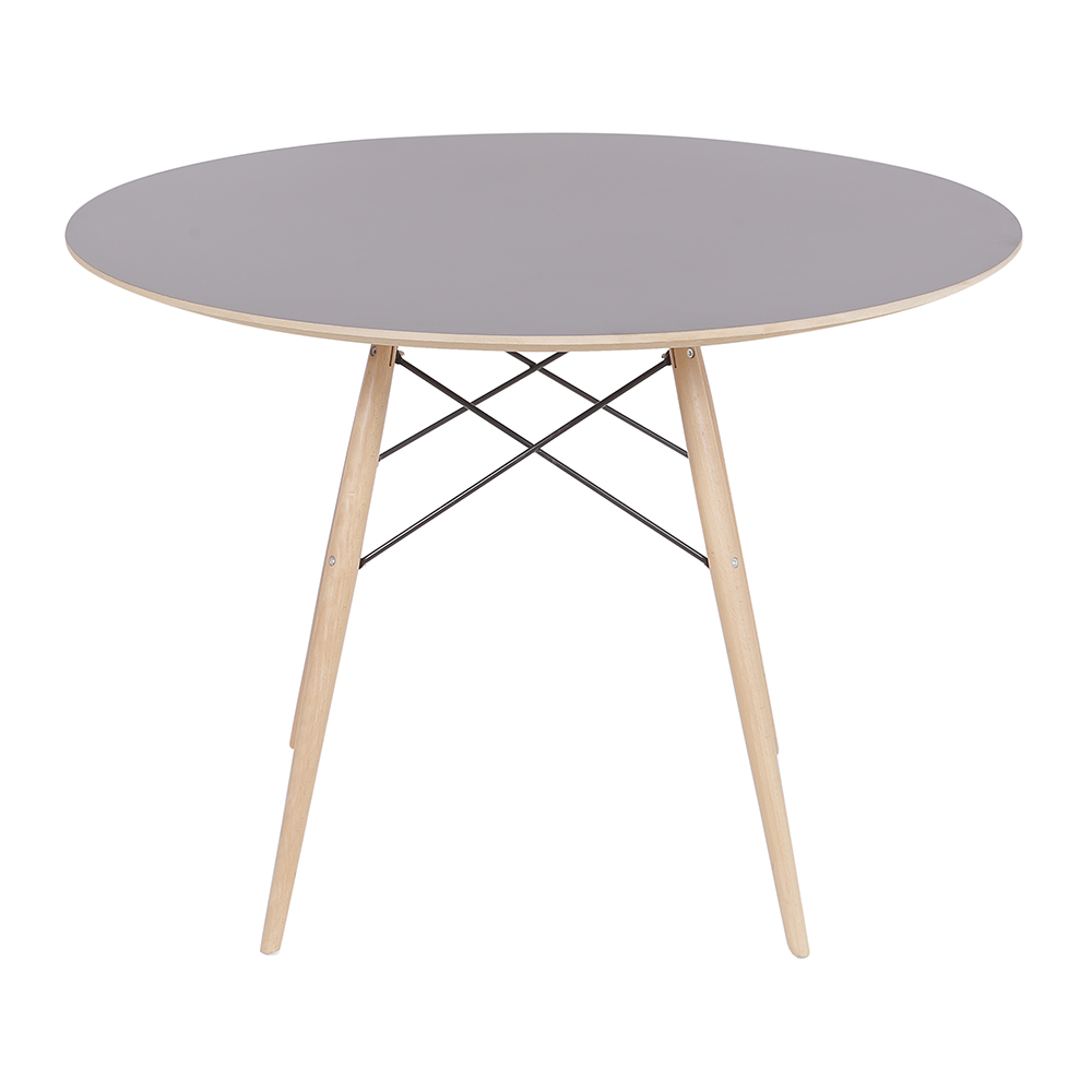 Mesa Eames Eiffel DSW Redonda 90 cm Preta