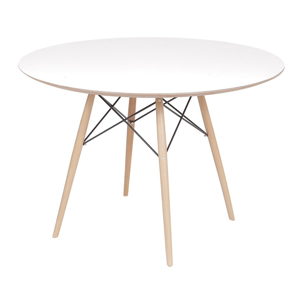 Mesa Eames Eiffel DSW Redonda 90cm Branca
