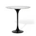 Mesa Saarinen Lateral Carrara 51cm - Base Preta