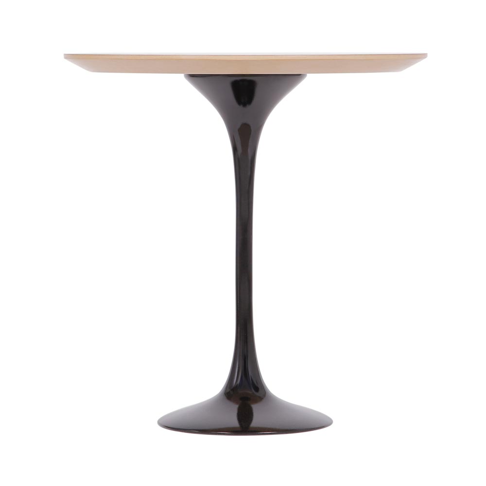 Mesa Saarinen Lateral Imbuia 51cm - Base Preta