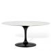 Mesa Saarinen Oval Espírito Santo 180x100cm - Base Preta