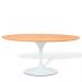 Mesa Saarinen Oval Freijó 180x100cm - Base Branca