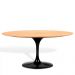Mesa Saarinen Oval Freijó 235x122cm - Base Preta