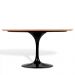Mesa Saarinen Oval Freijó 235x122cm - Base Preta