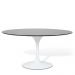 Mesa Saarinen Oval São Gabriel 198x122cm - Base Branca