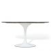 Mesa Saarinen Oval São Gabriel 198x122cm - Base Branca