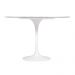 Mesa Saarinen Redonda Espírito Santo 90cm - Base Branca