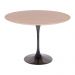 Mesa Saarinen Redonda Freijó 90cm - Base Preta