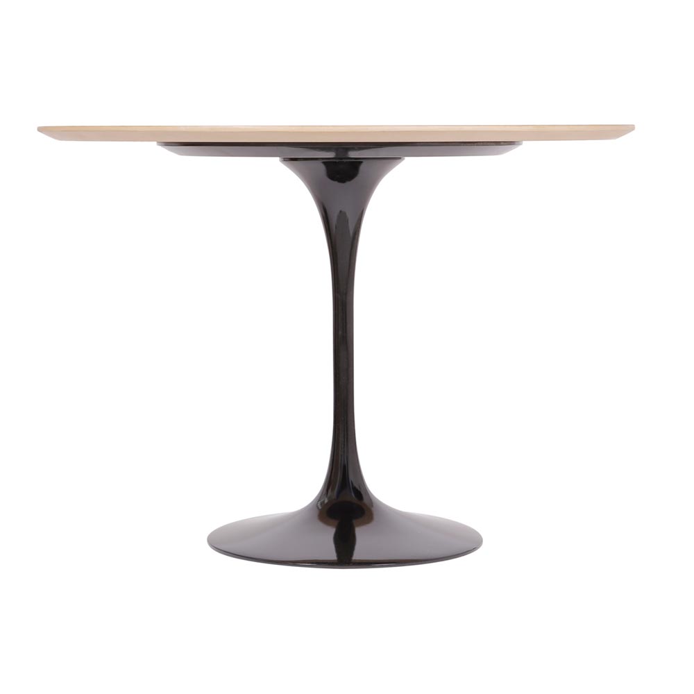 Mesa Saarinen Redonda Imbuia 137cm - Base Preta