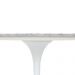 Mesa Saarinen Tulip Jantar Carrara 137cm Base Branca