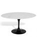 Mesa Saarinen Tulip Jantar Carrara 180x100cm Base Preta