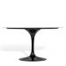 Mesa Saarinen Tulip Jantar Espírito Santo 180x100cm Base Preta