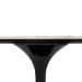 Mesa Saarinen Tulip Jantar Espírito Santo 180x100cm Base Preta