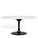 Mesa Saarinen Tulip Jantar Espírito Santo 198x122cm Base Preta