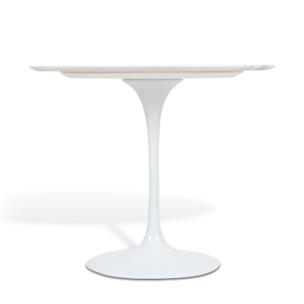 Mesa Saarinen Tulip Jantar Espírito Santo 90cm Base Branca