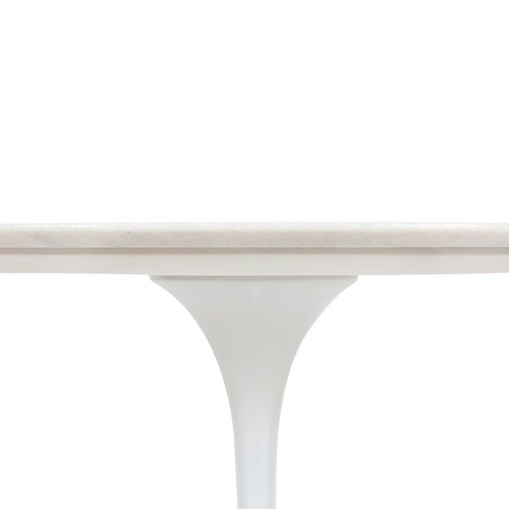 Mesa Saarinen Tulip Jantar Espírito Santo 90cm Base Branca