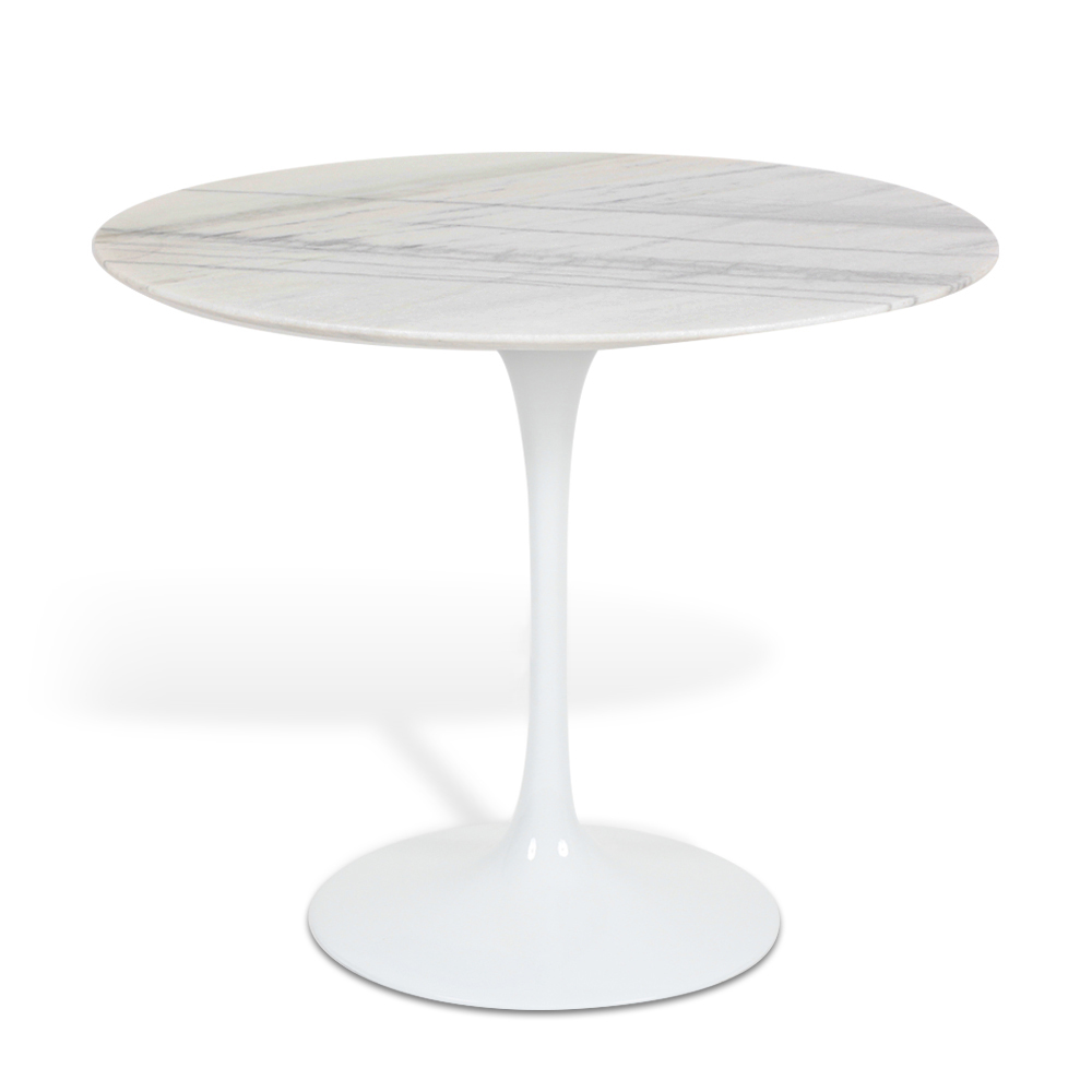 Mesa Saarinen Tulip Jantar Espírito Santo 90cm Base Branca