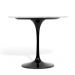 Mesa Saarinen Tulip Jantar Espírito Santo 90cm Base Preta