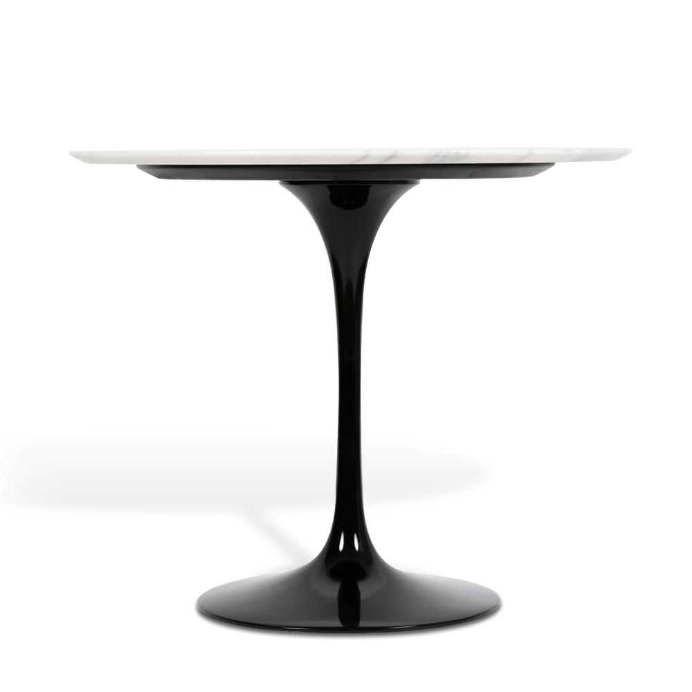 Mesa Saarinen Tulip Jantar Espírito Santo 90cm Base Preta