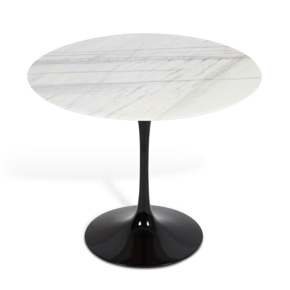Mesa Saarinen Tulip Jantar Espírito Santo 90cm Base Preta