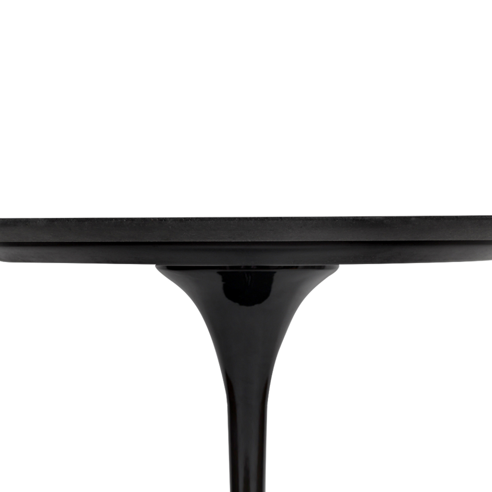 Mesa Saarinen Tulip Jantar São Gabriel 107cm Base Preta