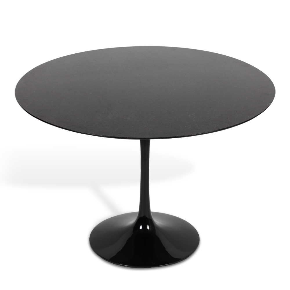 Mesa Saarinen Tulip Jantar São Gabriel 107cm Base Preta