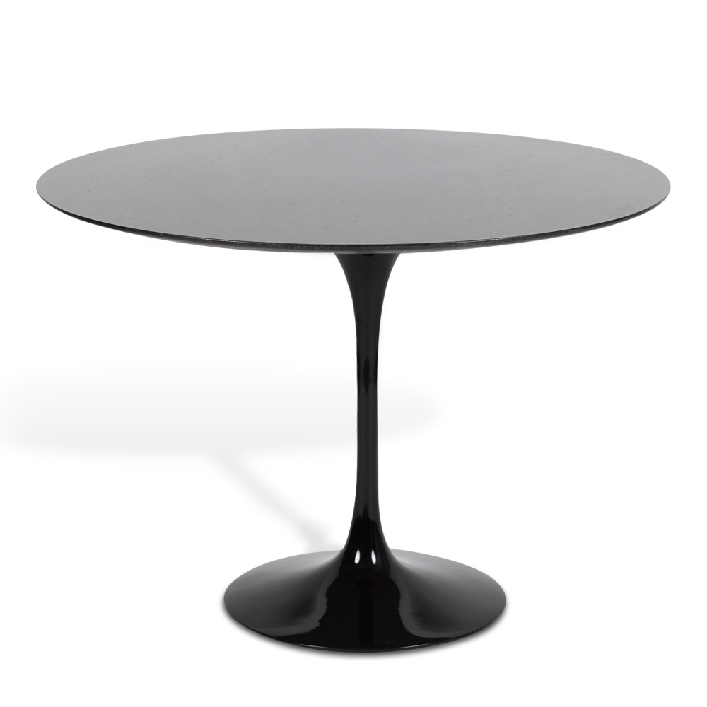 Mesa Saarinen Tulip Jantar São Gabriel 107cm Base Preta