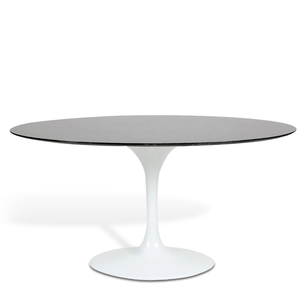 Mesa Saarinen Tulip Jantar São Gabriel 160x90cm Base Branca
