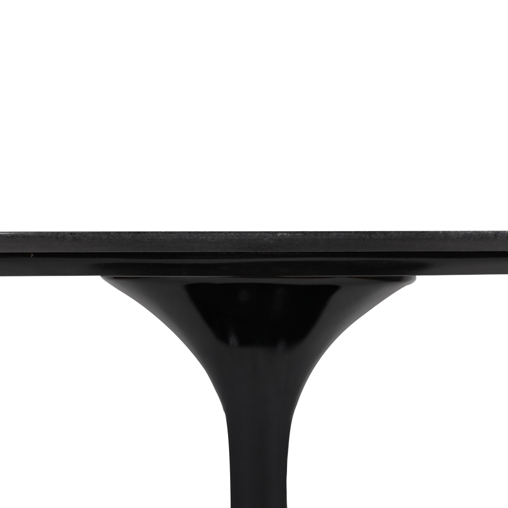 Mesa Saarinen Tulip Jantar São Gabriel 160x90cm Base Preta