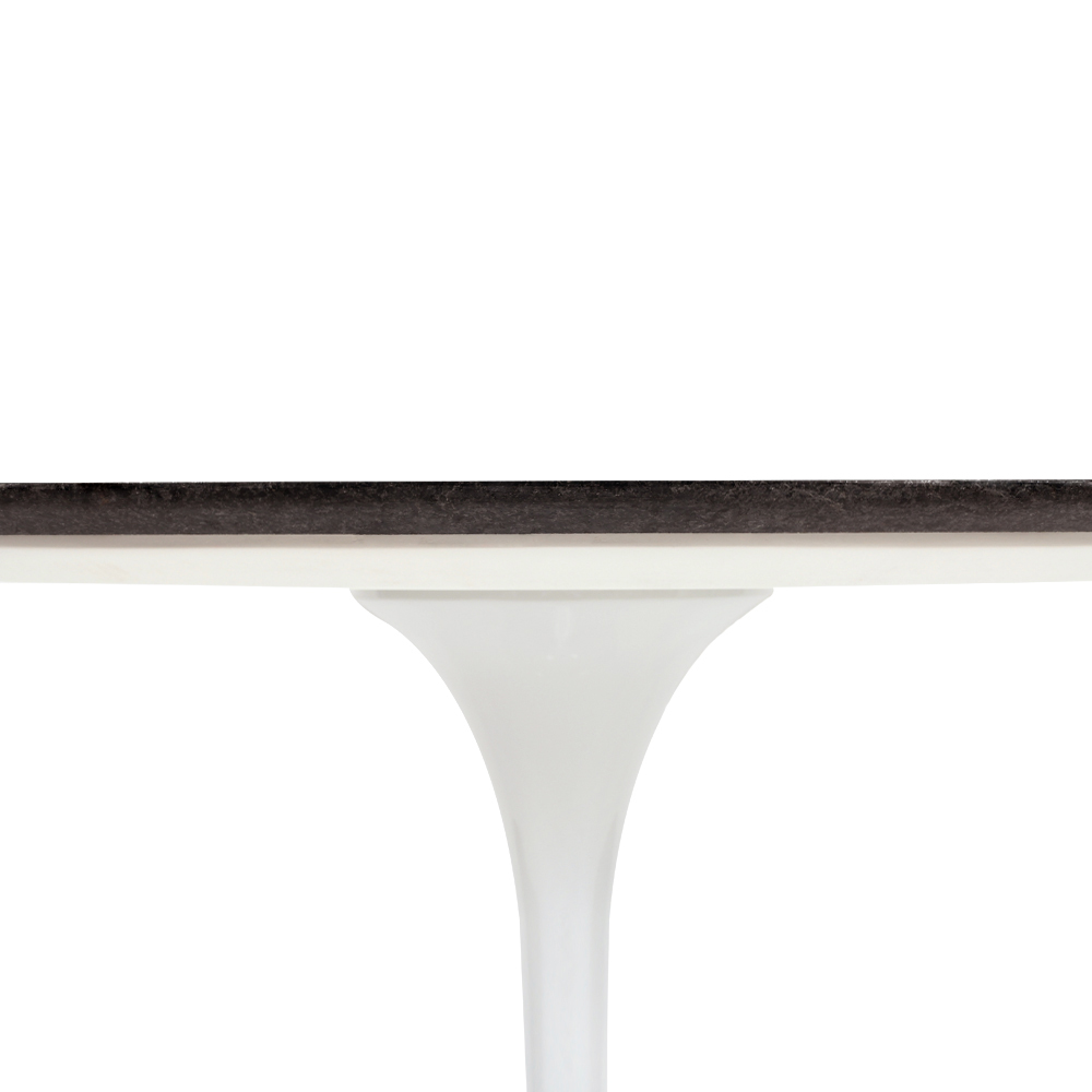 Mesa Saarinen Tulip Jantar São Gabriel 90cm Base Branca