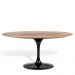 Mesa Saarinen Tulip Oval Imbuia 180x100cm Base Preta