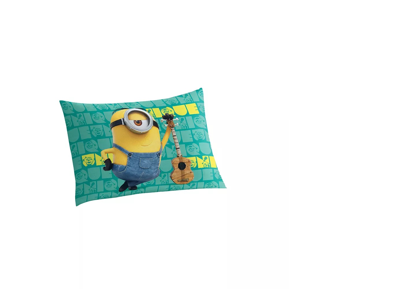 Fronha Infantil Estampada Minions Verde 1 peça Lepper