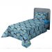 Jogo de Cama Solteiro Batman Azul Claro com 2 peças Lepper