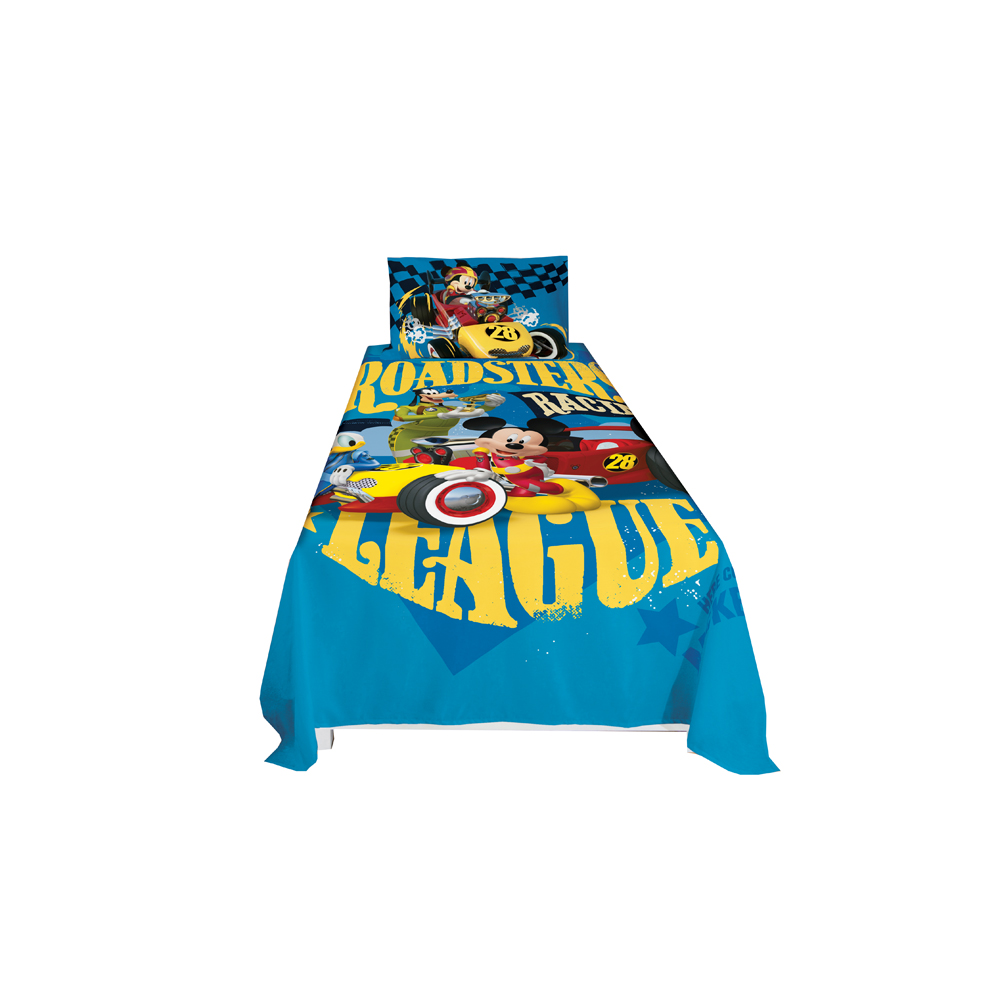 Jogo de Cama Solteiro Mickey com 2 peças Lepper