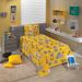 Jogo de Cama Solteiro Minions Amarelo com 2 peças Lepper
