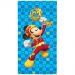 Toalha Aveludada Transfer Mickey Aventura Sobre Rodas 70 cm x 1,40 m Com 1 peça- Lepper