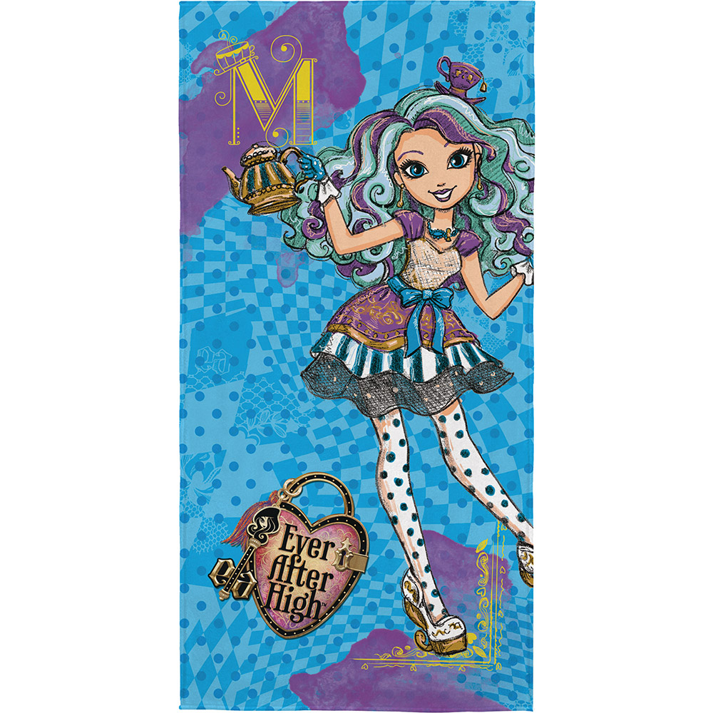 Toalha de Banho Felpuda Estampada Ever After High E 1 Peça Lepper