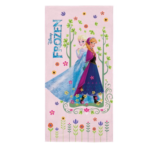 Toalha de Banho Felpuda Estampada Frozen A