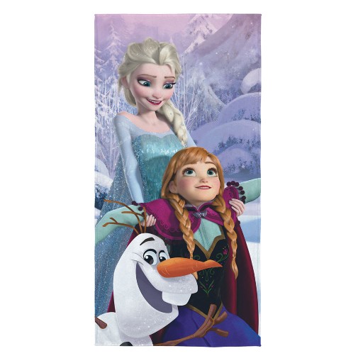 Toalha de Banho Felpuda Estampada Frozen A1