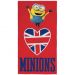Toalha de Banho Felpuda Estampada Minions 1A