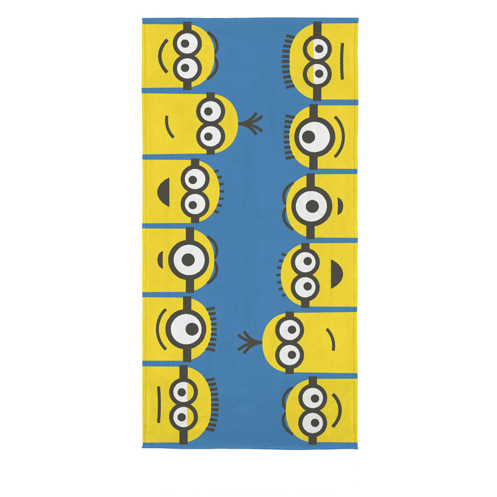 Toalha de Banho Felpuda Estampada Minions B