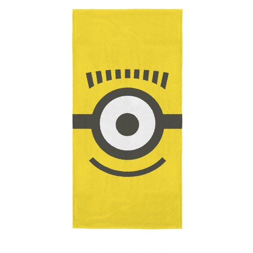 Toalha de Banho Felpuda Estampada Minions C