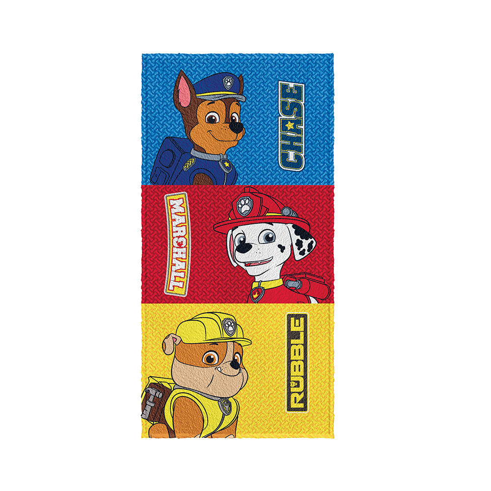 Toalha de Banho Felpuda Estampada Patrulha Canina C 1 peça Lepper