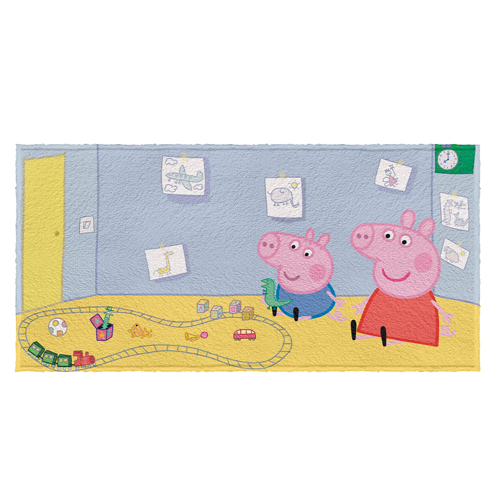 Toalha de Banho Felpuda Estampada Peppa Pig D 1 peça Lepper
