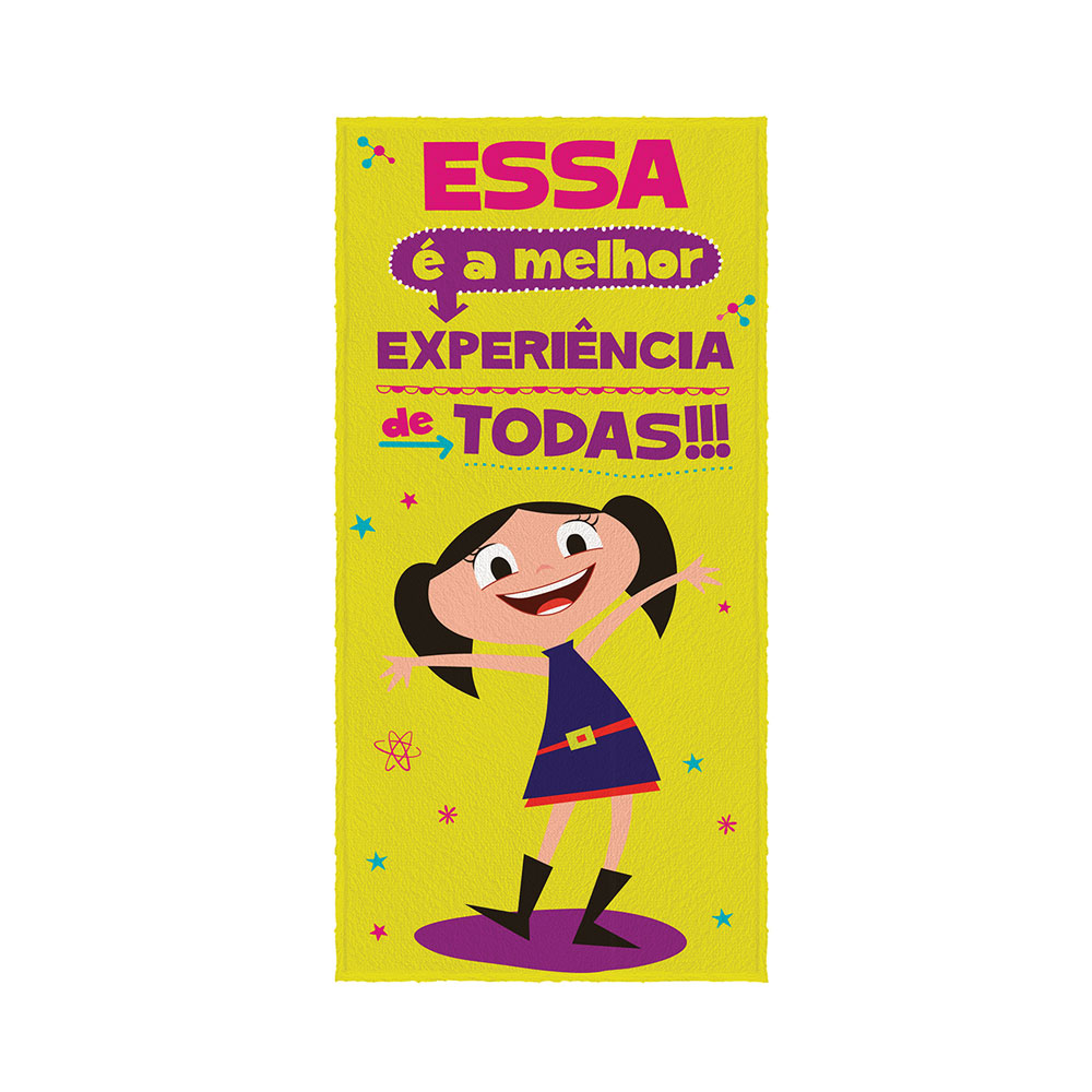 Toalha de Banho Felpuda Estampada Show da Luna D 1 peça Lepper