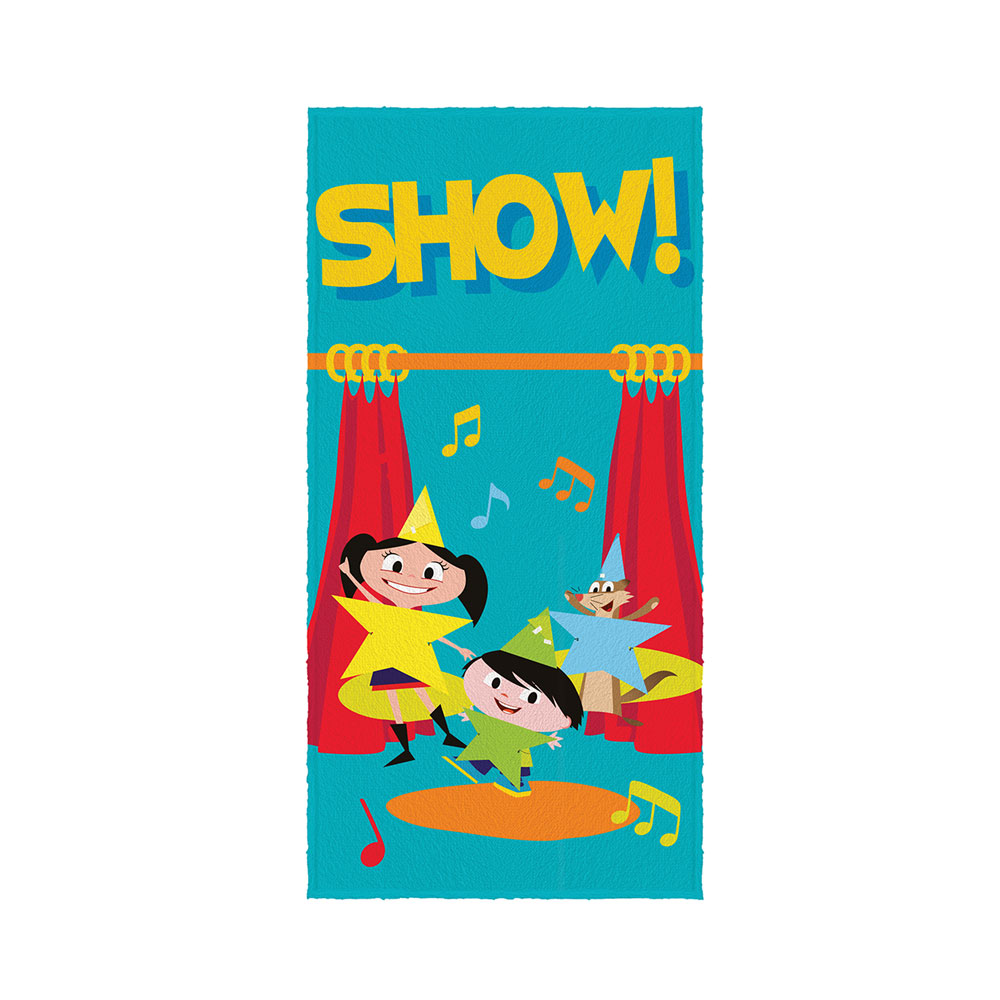 Toalha de Banho Felpuda Estampada Show da Luna E 1 peça Lepper