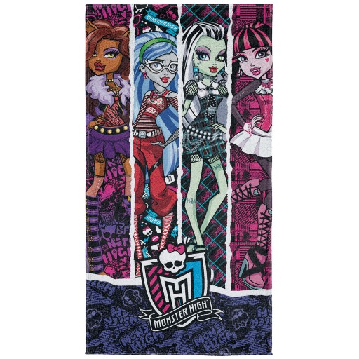 Toalha de Praia Aveludada Monster High