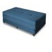 Puff Cama Casal Dobravel Com Rodízios Lindecor cor Azul