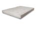 Puff Cama Casal Dobravel Com Rodízios Lindecor cor Marfim