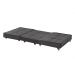 Puff Cama Solteiro Dobravel Com Rodízios Lindecor cor Cinza